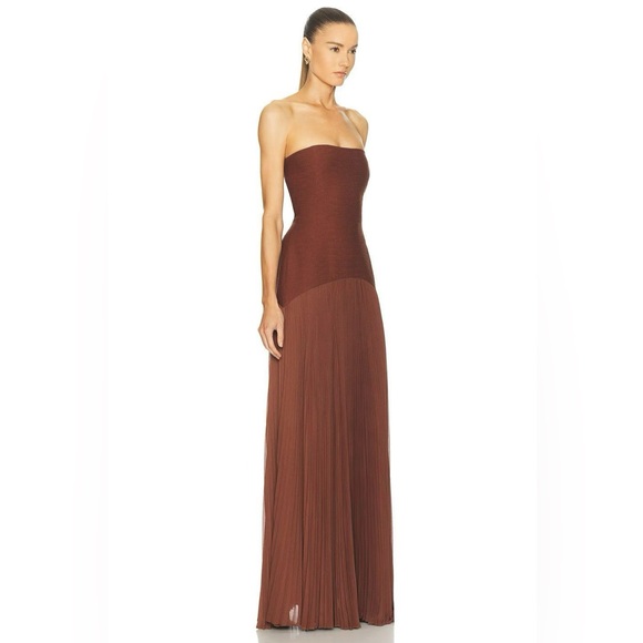 Alexis NWOT Sunniva Strapless Pleated Gown - Picture 4 of 6